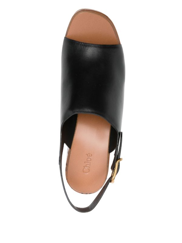 Chloé 80mm Maxime Wedge Sandals | Browns Sandals