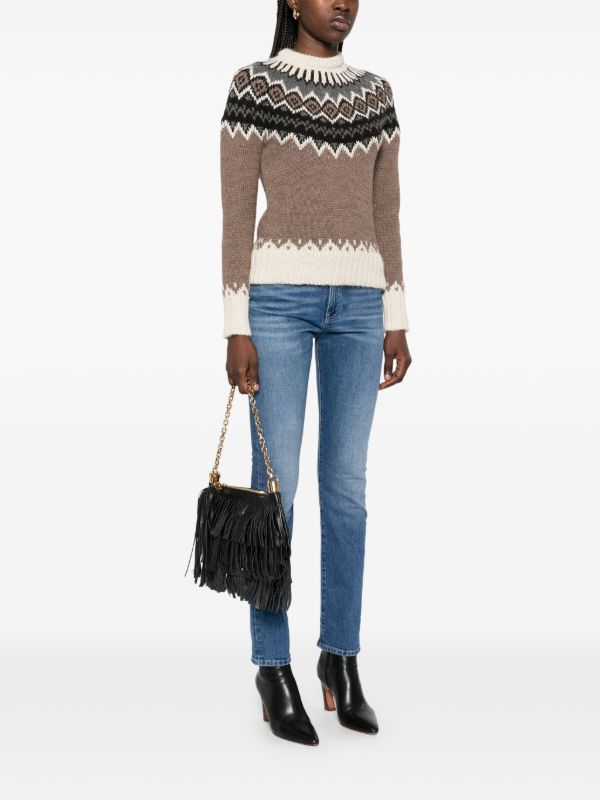 Chloé Black Foulard Shoulder Bag | Browns Shoulder Bags