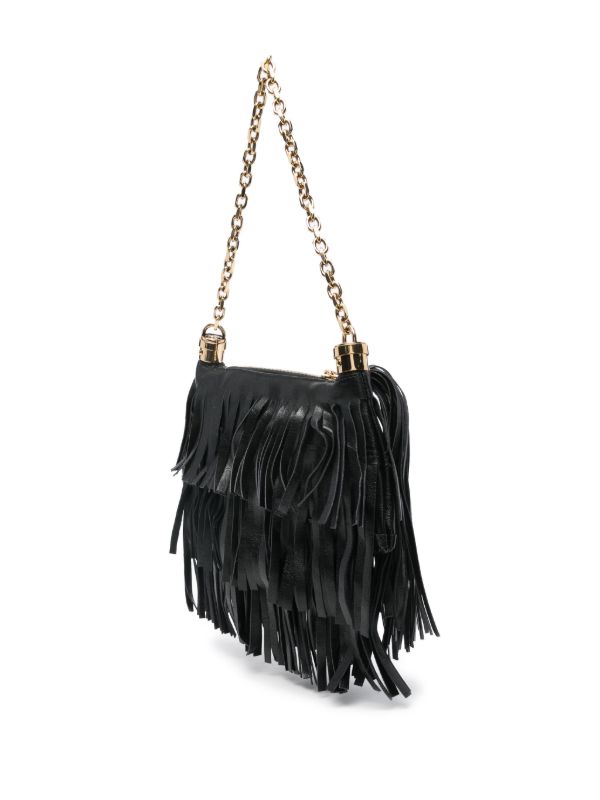 Chloé Black Foulard Shoulder Bag | Browns Shoulder Bags