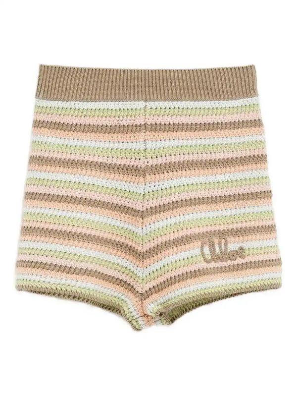 Chloé crochet-knit shorts | Browns Short & Mini Shorts