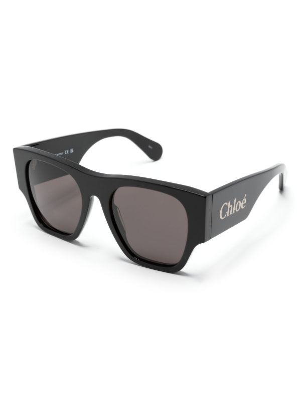 Chloé Eyewear Black Naomy Square-frame Sunglasses | Browns Sunglasses