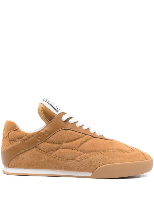 Chloé Kick quilted suede sneakers | Browns Sneakers