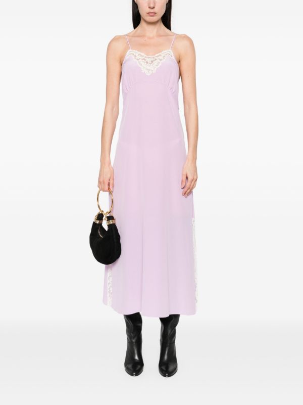 Chloé Lace-detail Midi Dress | Browns Day Dresses