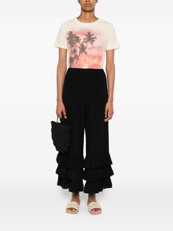 Chloé Logo-print T-shirt | Browns T-Shirts & Jersey Shirts