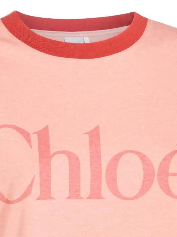 Chloé Logo-print T-shirt | Browns T-Shirts & Jersey Shirts