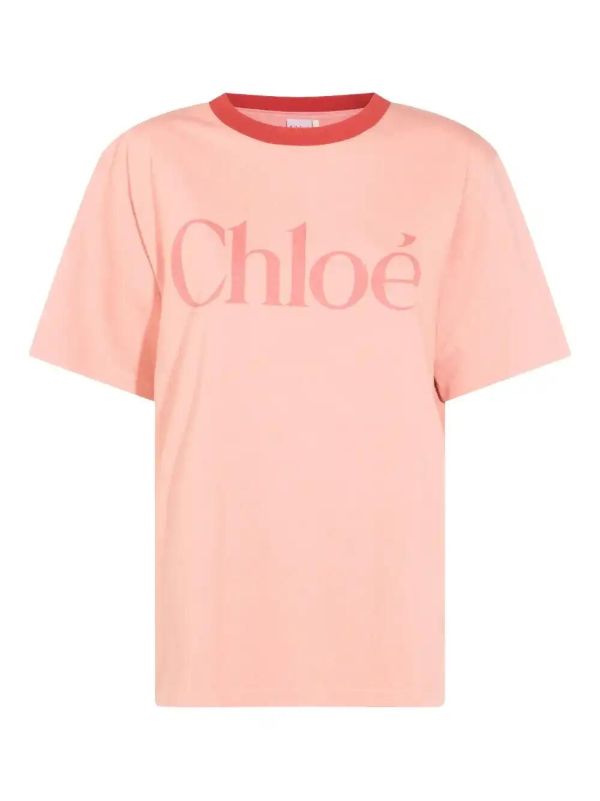 Chloé logo-print T-shirt | Browns T-Shirts & Jersey Shirts