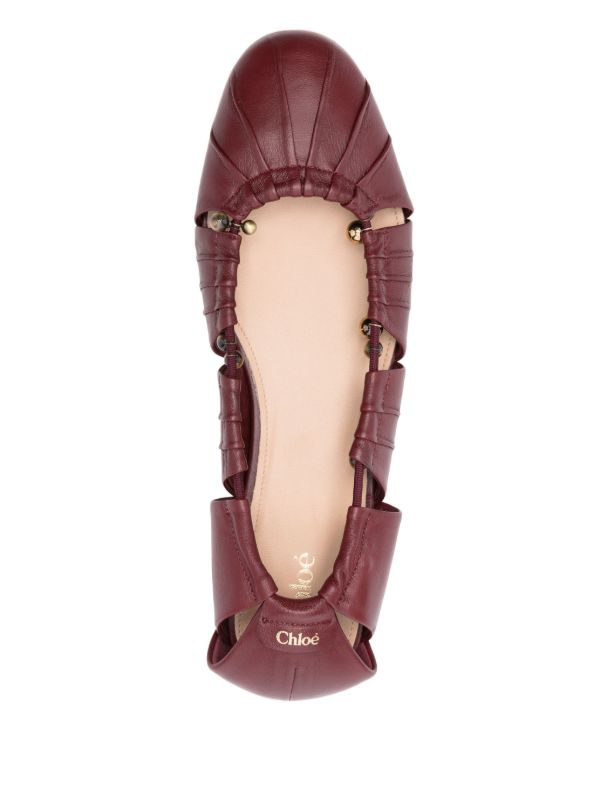 Chloé Luna Naked Ballet Flats | Browns Ballerina Shoes