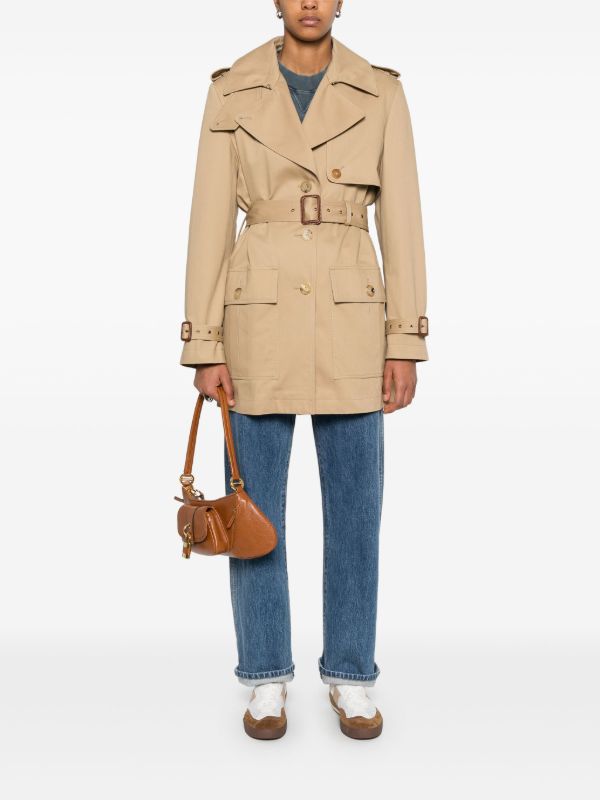 Chloé Neutrals Cotton Trench Coat | Browns Trench Coats & Raincoats