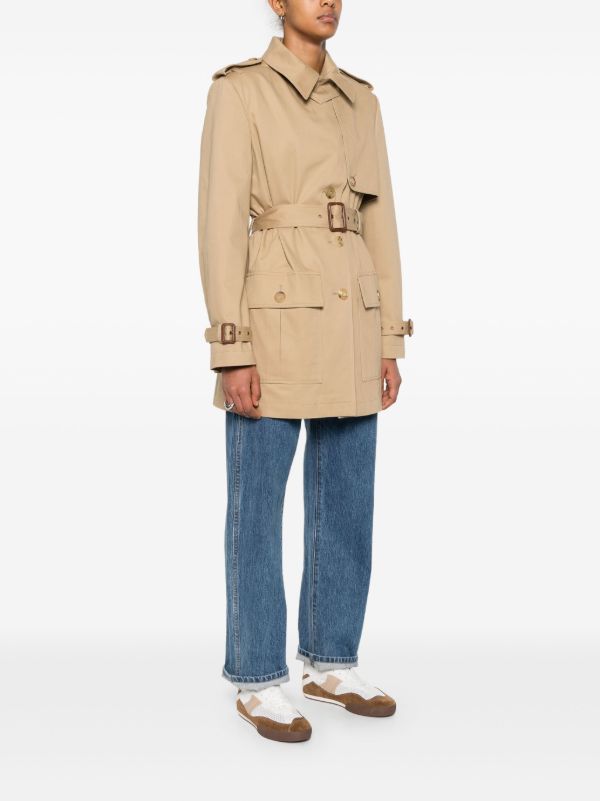 Chloé Neutrals Cotton Trench Coat | Browns Trench Coats & Raincoats
