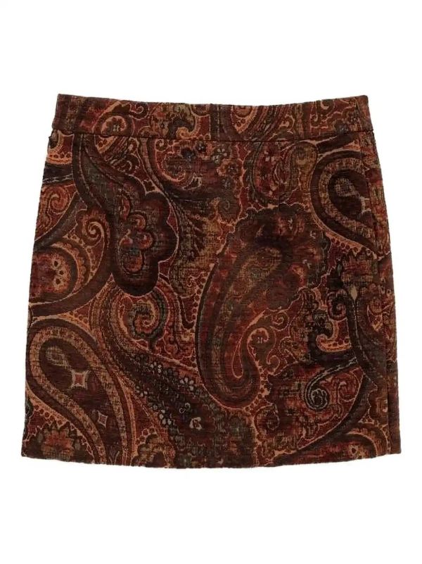 Chloé Paisley-print Mini Skirt | Browns Fitted Skirts