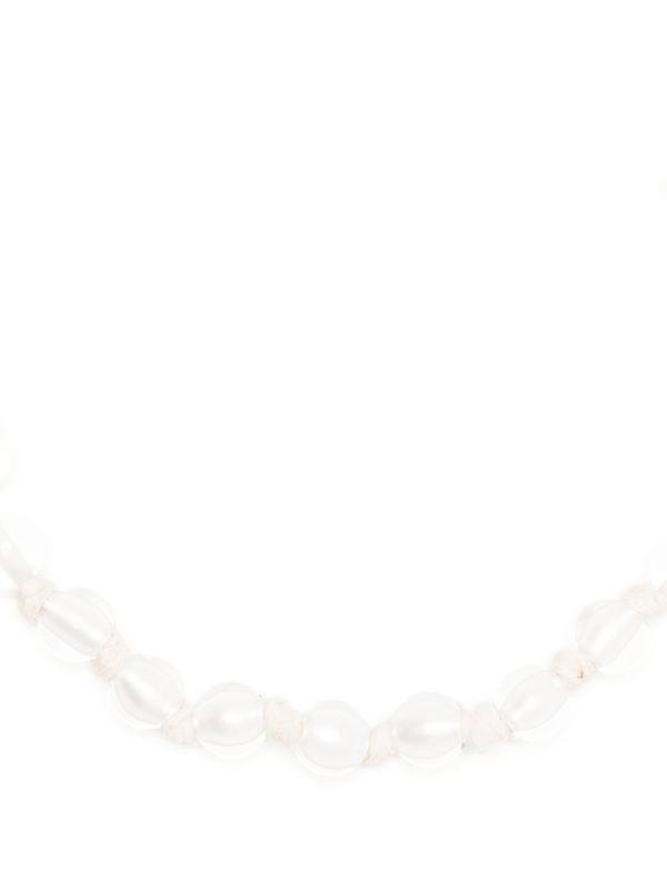 Chloé Transparent beaded necklace | Browns Necklaces