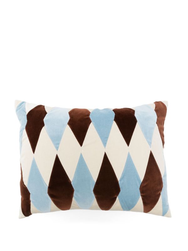 Christina Lundsteen Blue Frances Cushion | Browns Cushions