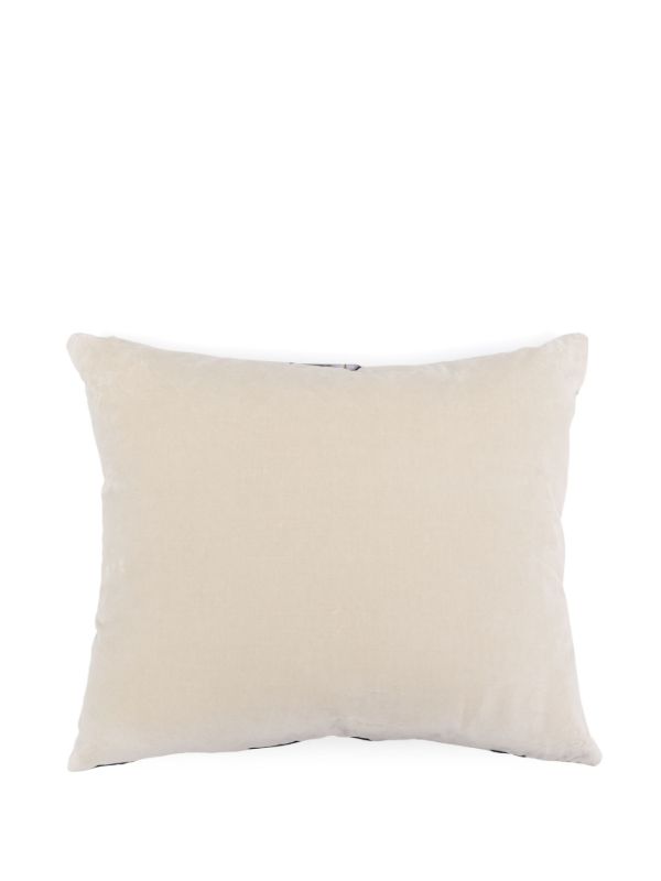 Christina Lundsteen Blue Layla Velvet Cushion | Browns Cushions