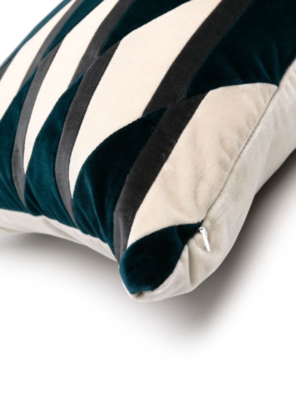 Christina Lundsteen Blue Layla Velvet Cushion | Browns Cushions