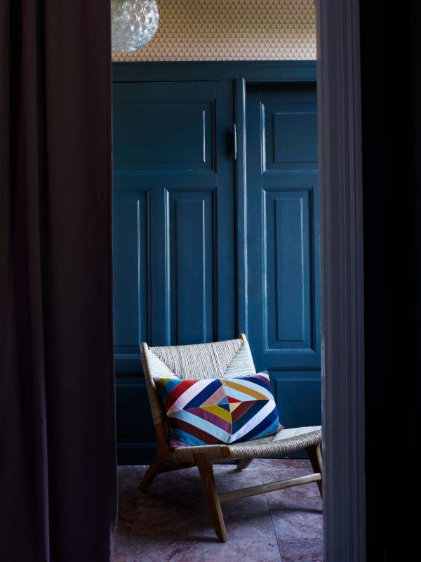 Christina Lundsteen Multicolour Liv Patchwork Velvet Cushion | Browns Cushions