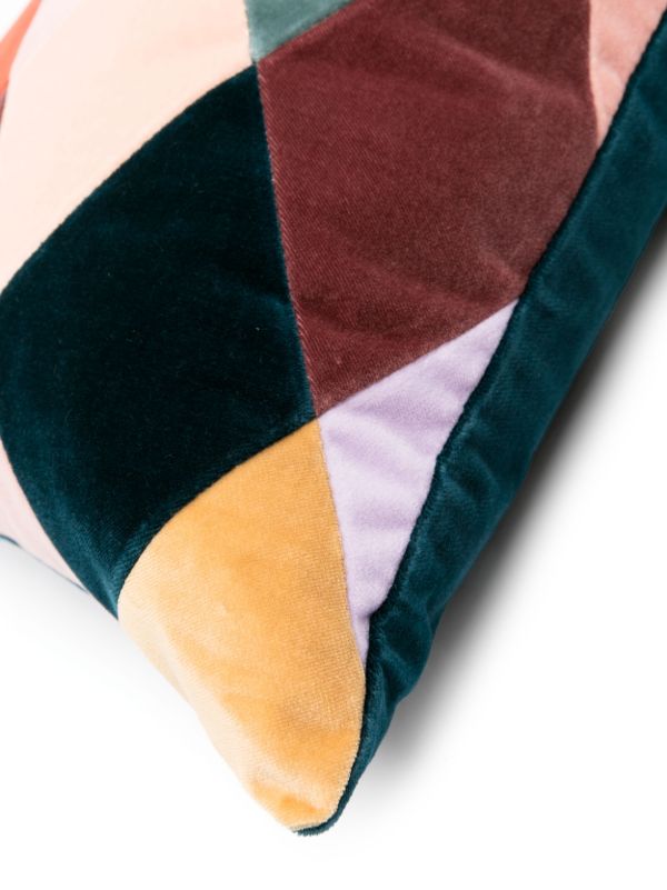 Christina Lundsteen Pink Emma Velvet Cushion | Browns Cushions