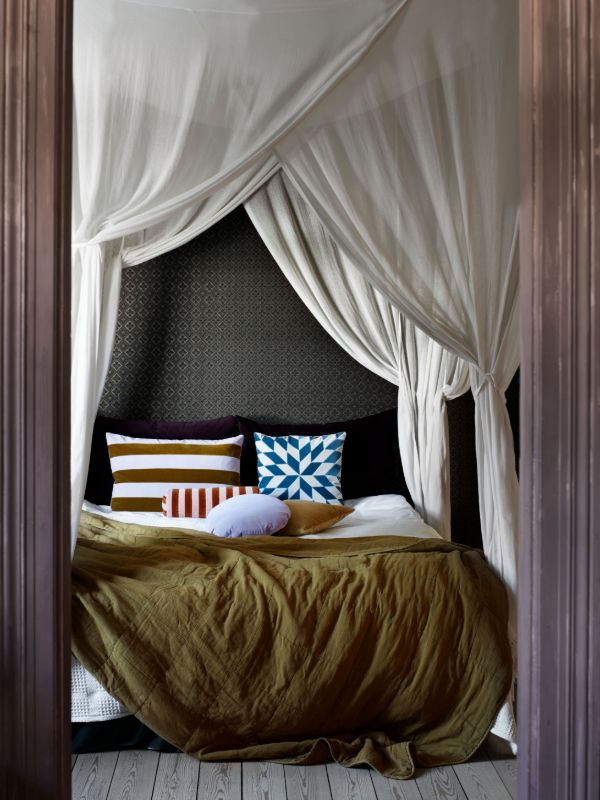 Christina Lundsteen Red And Pink Striped Velvet Bolster Cushion | Browns Cushions