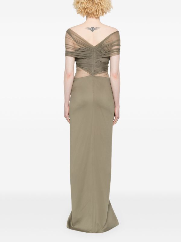 Christopher Esber Crossed Tulle Gown | Browns Evening Dresses
