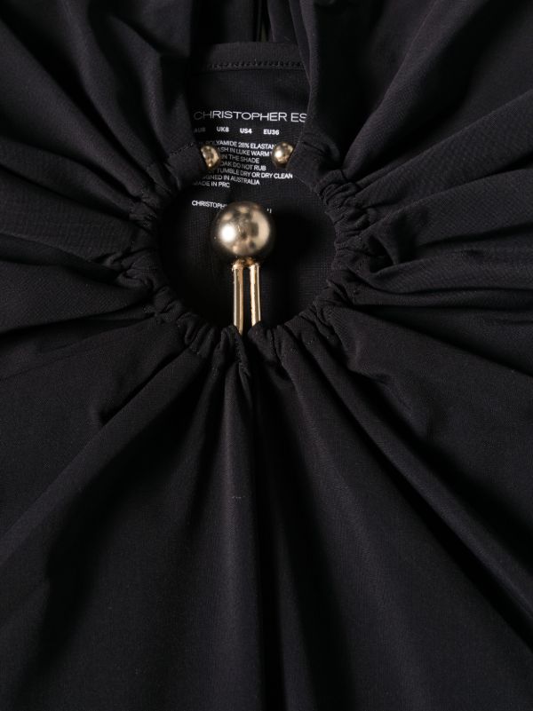 Christopher Esber Ruched Orbit Maxi Beach Dress | Browns Beach Dresses