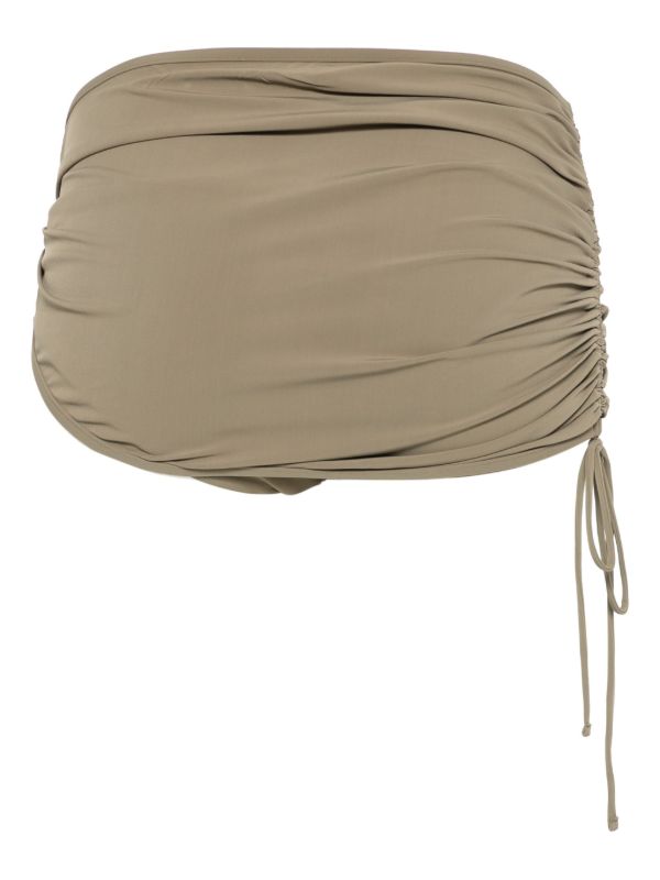Christopher Esber Ruched Orbit Skirt Brief | Browns Bikinis