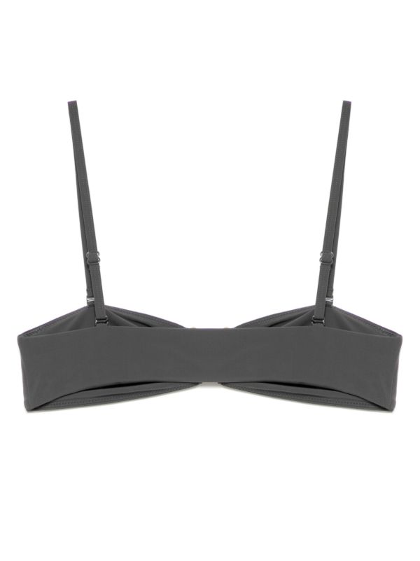 Christopher Esber Ruched Prong Bikini Top | Browns Bikinis