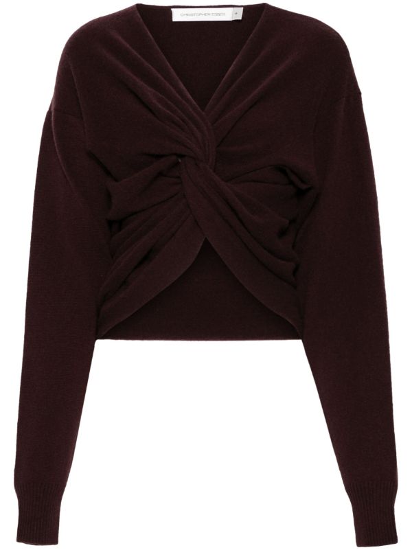 Christopher Esber Twisted Sweater | Browns Knitted Sweaters