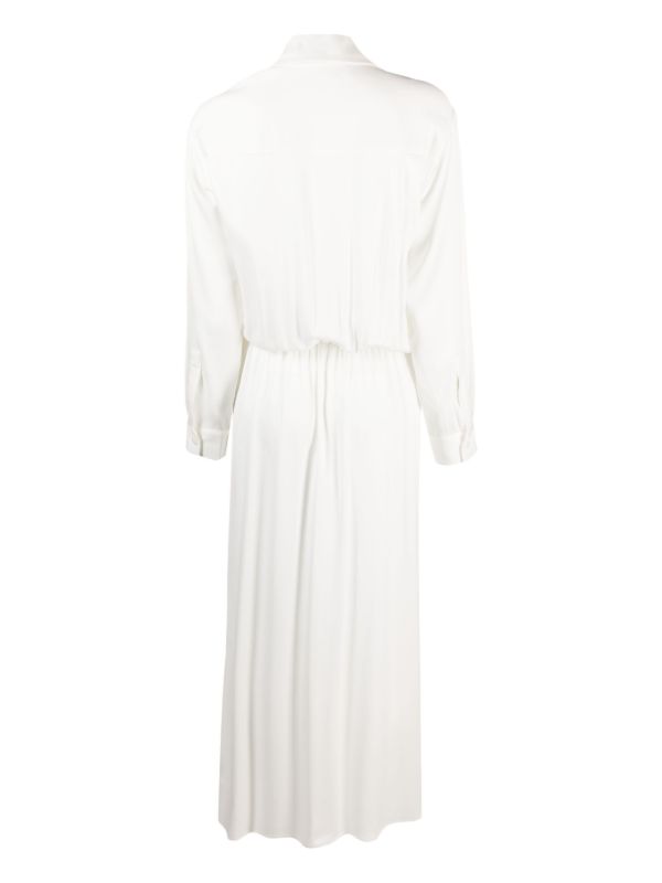 Christopher Esber White Wrapped Maxi Shirt Dress | Browns Day Dresses