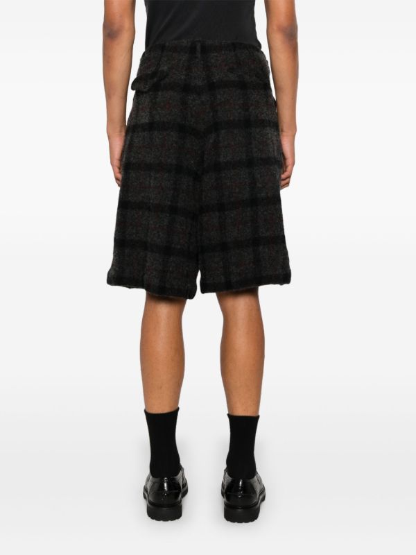 Comme Des Garçons Homme Plus Grey Wool Shorts | Browns Bermuda Shorts