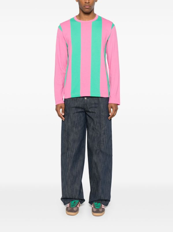 Comme Des Garçons Homme Plus Striped T-shirt | Browns T-Shirts