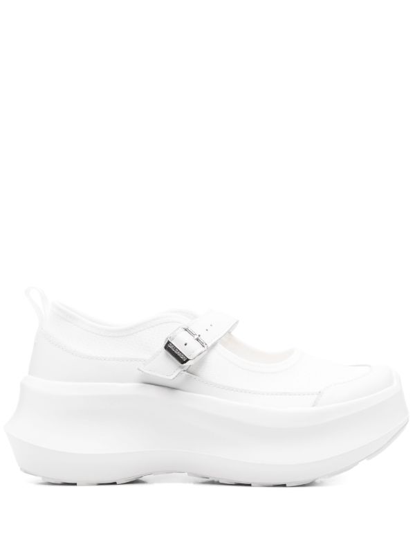 Comme Des Garçons panelled sneakers | Browns Slip-On