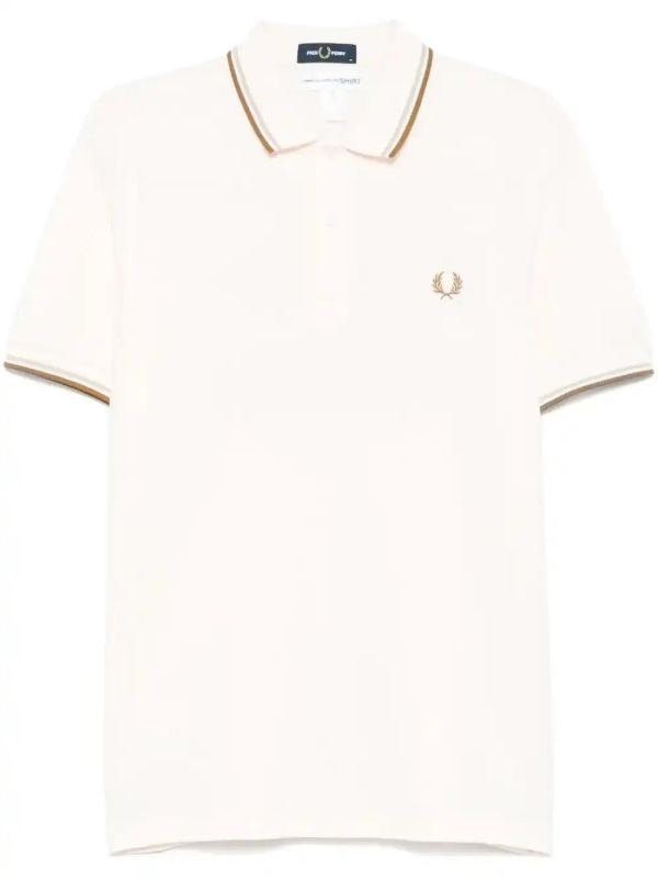 Comme Des Garçons Shirt embroidered-motif polo shirt | Browns Polo Shirts