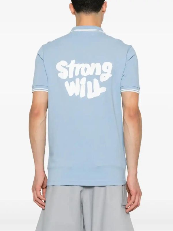 Comme Des Garçons Shirt X Fred Perry Striped-trim Polo Shirt | Browns Polo Shirts