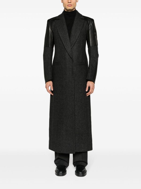 Coperni Grey Single Breasted Coat | Browns Single Breasted Coats