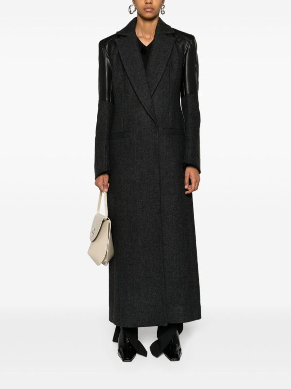 Coperni Grey Single Breasted Coat | Browns Single Breasted Coats