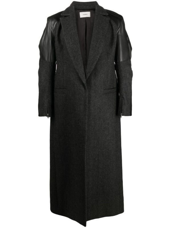 Coperni Grey Single Breasted Coat | Browns Single Breasted Coats