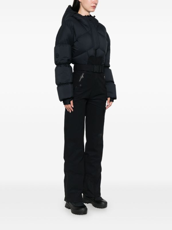 Cordova Black Padded Ski Suit | Browns Ski All-In-One