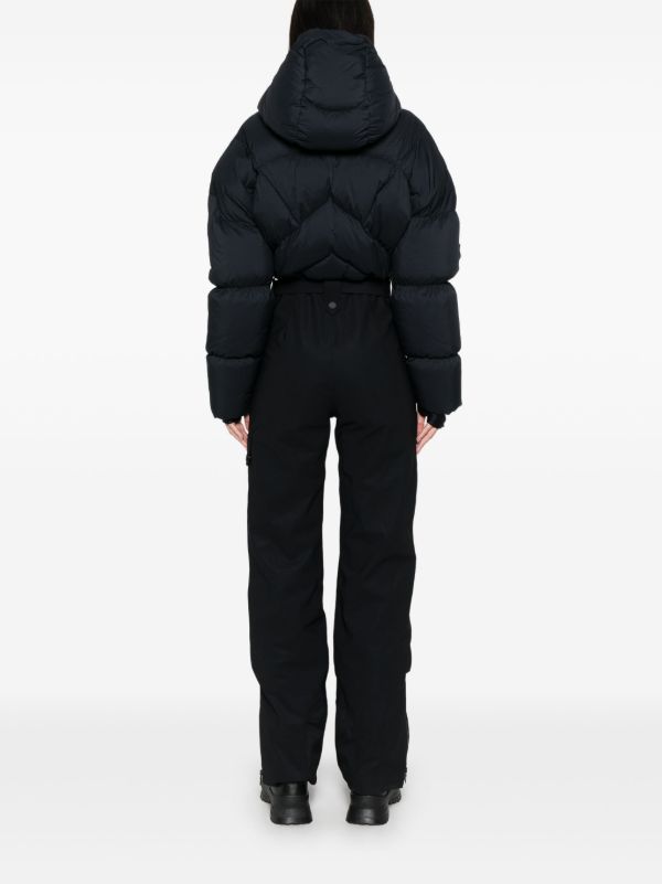 Cordova Black Padded Ski Suit | Browns Ski All-In-One