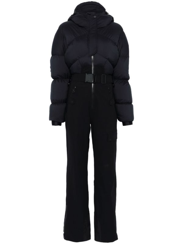 Cordova Black Padded Ski Suit | Browns Ski All-In-One