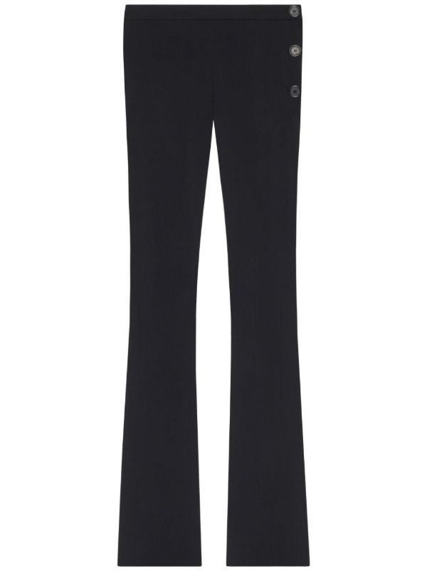 Courrèges Black Flared Trousers | Browns Flared & Bell-Bottom Pants