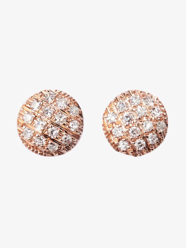 Dana Rebecca Designs 14K Rose Gold Lauren Joy Diamond earrings | Browns Fine Earrings