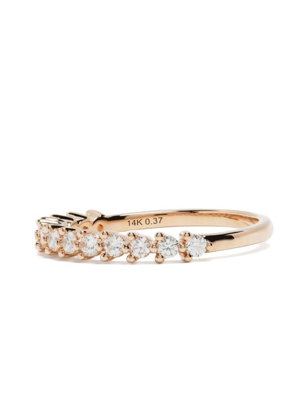Dana Rebecca Designs 14K Rose Gold Vivien Lily Diamond Ring | Browns Fine Rings