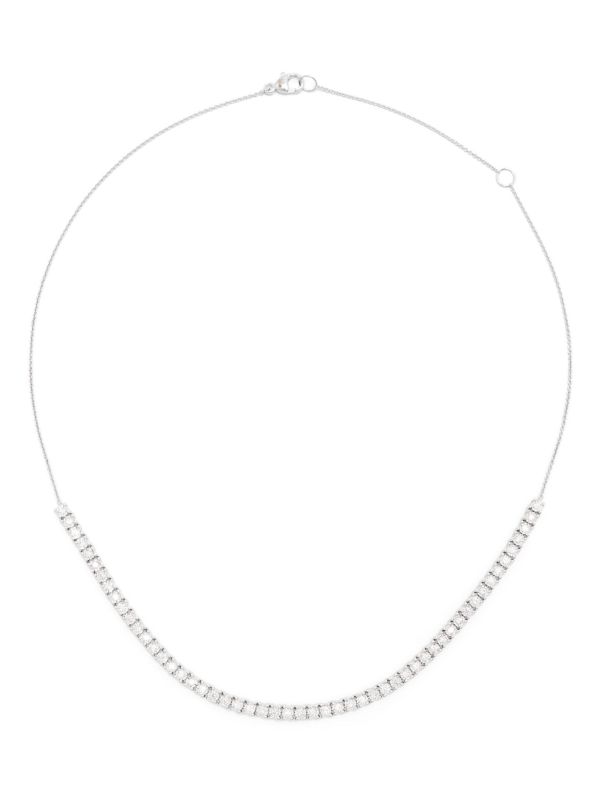 Dana Rebecca Designs 14K White Gold Ava Bea Tennis Necklace | Browns Fine Necklaces