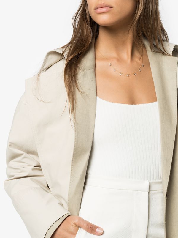 Dana Rebecca Designs 14K Yellow Gold Ava Bea Station Diamond Necklace | Browns Fine Necklaces