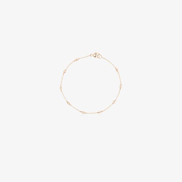 Dana Rebecca Designs 14K yellow gold Lulu Jack diamond bezel bracelet | Browns Fine Bracelets