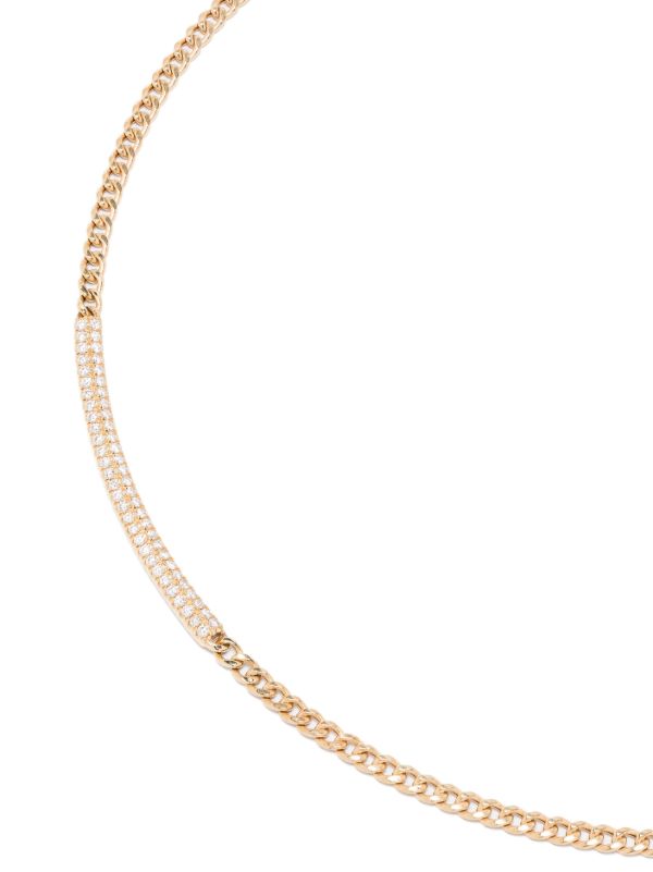 Dana Rebecca Designs 14K Yellow Gold Sylvie Rose Diamond Necklace | Browns Fine Necklaces