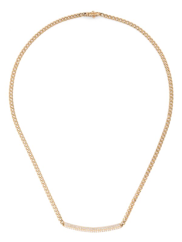 Dana Rebecca Designs 14K Yellow Gold Sylvie Rose Diamond Necklace | Browns Fine Necklaces