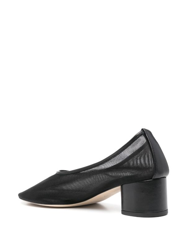 Dear Frances Black 45mm Balla Pumos | Browns Pumps