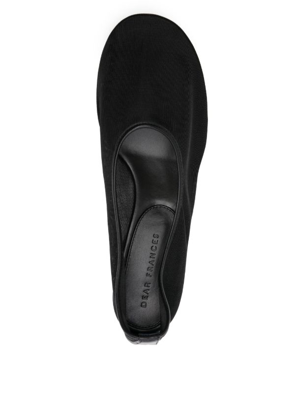 Dear Frances Black 45mm Balla Pumos | Browns Pumps