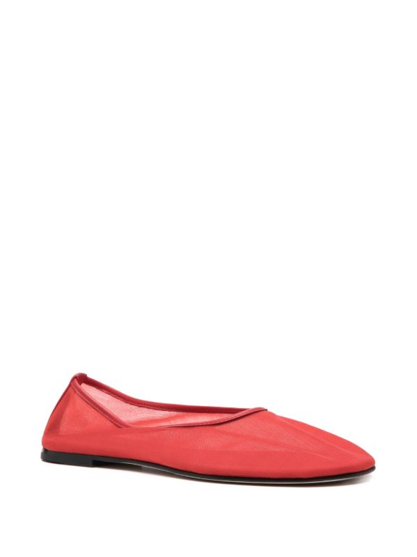 Dear Frances Red Balla Ballet Flats | Browns Ballerina Shoes