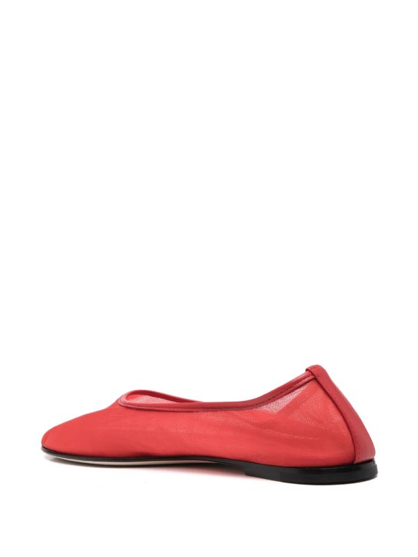 Dear Frances Red Balla Ballet Flats | Browns Ballerina Shoes